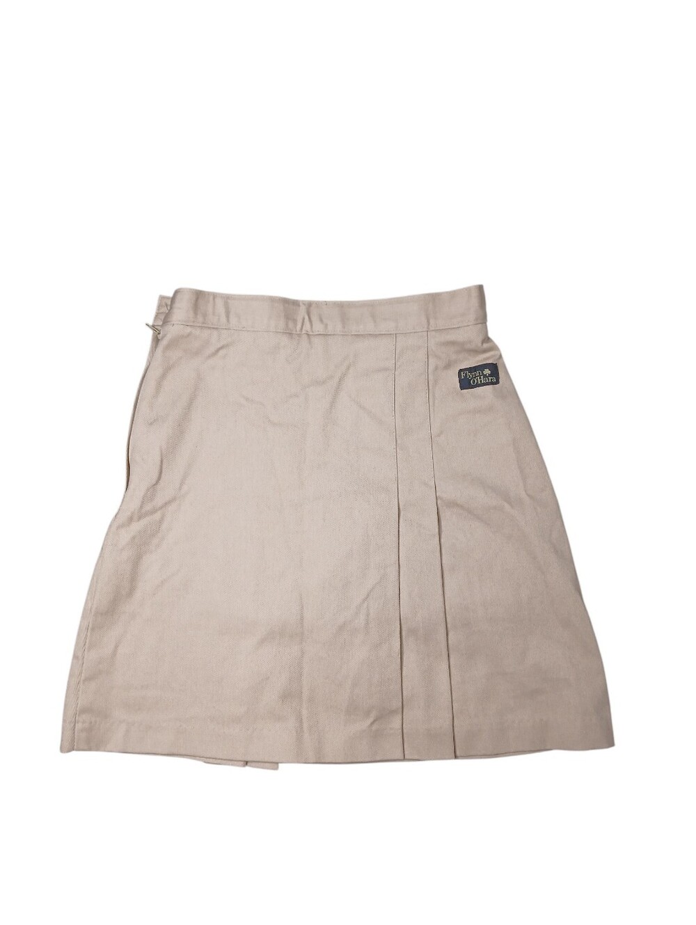 Flynn O'hara Uniforms Khaki A-Line Pleated Girls Skirt